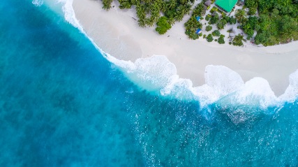 Arrival at Maldives