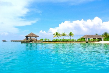 Arrival at Maldives